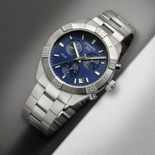 TISSOT PR 100 SPORT GENT CHRONOGRAPH BLUE