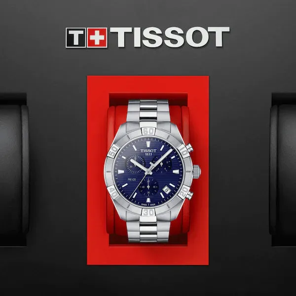 TISSOT PR 100 SPORT GENT CHRONOGRAPH BLUE