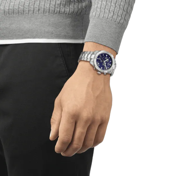 TISSOT PR 100 SPORT GENT CHRONOGRAPH BLUE