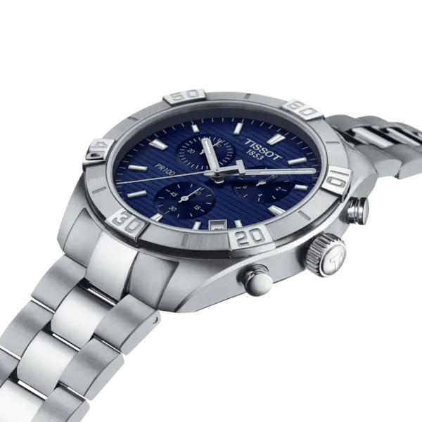 TISSOT PR 100 SPORT GENT CHRONOGRAPH BLUE