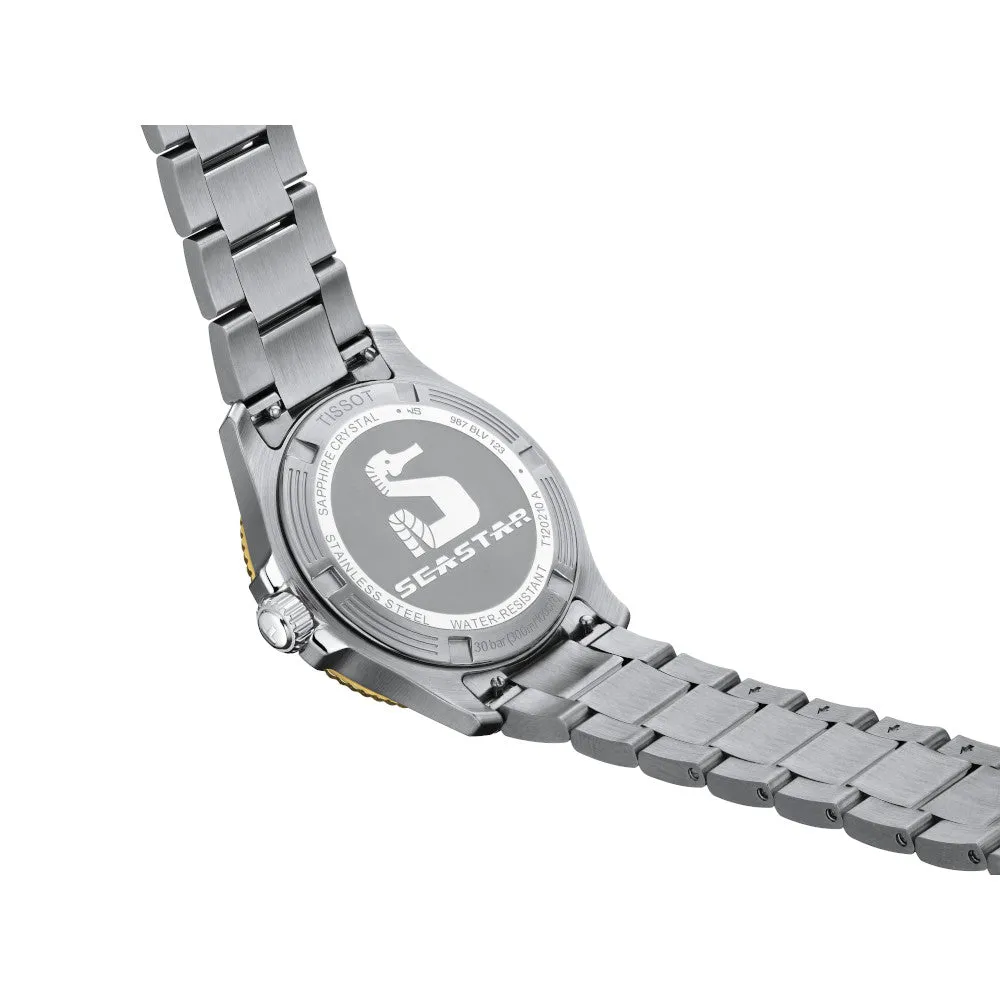 Tissot Seastar 1000 Two Tone Black Dial Watch
