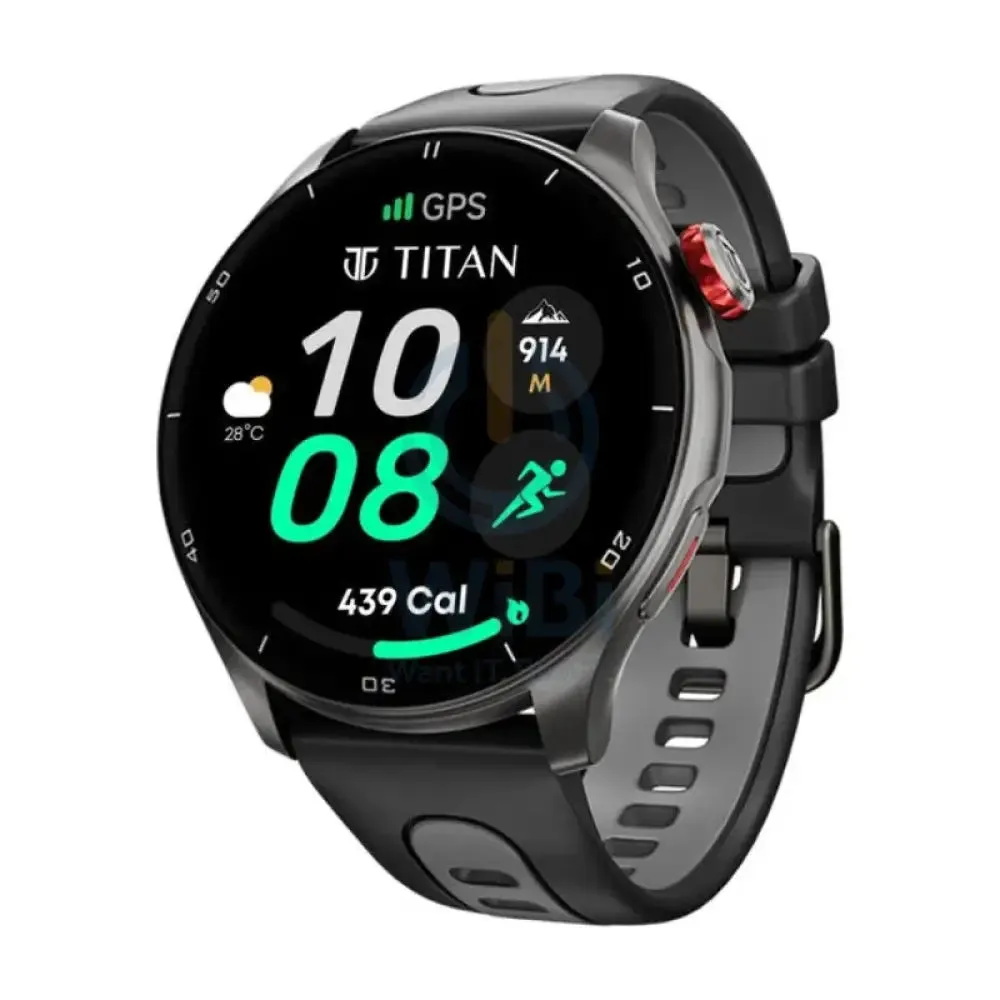 TITAN Celestor Smart Watch - 1.43"AMOLED / Bluetooth / Black