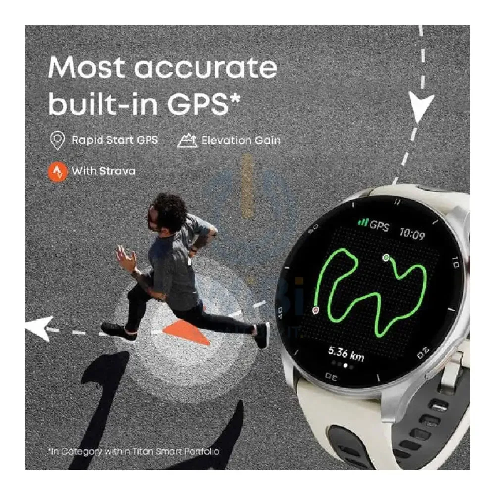 TITAN Celestor Smart Watch - 1.43"AMOLED / Bluetooth / Black
