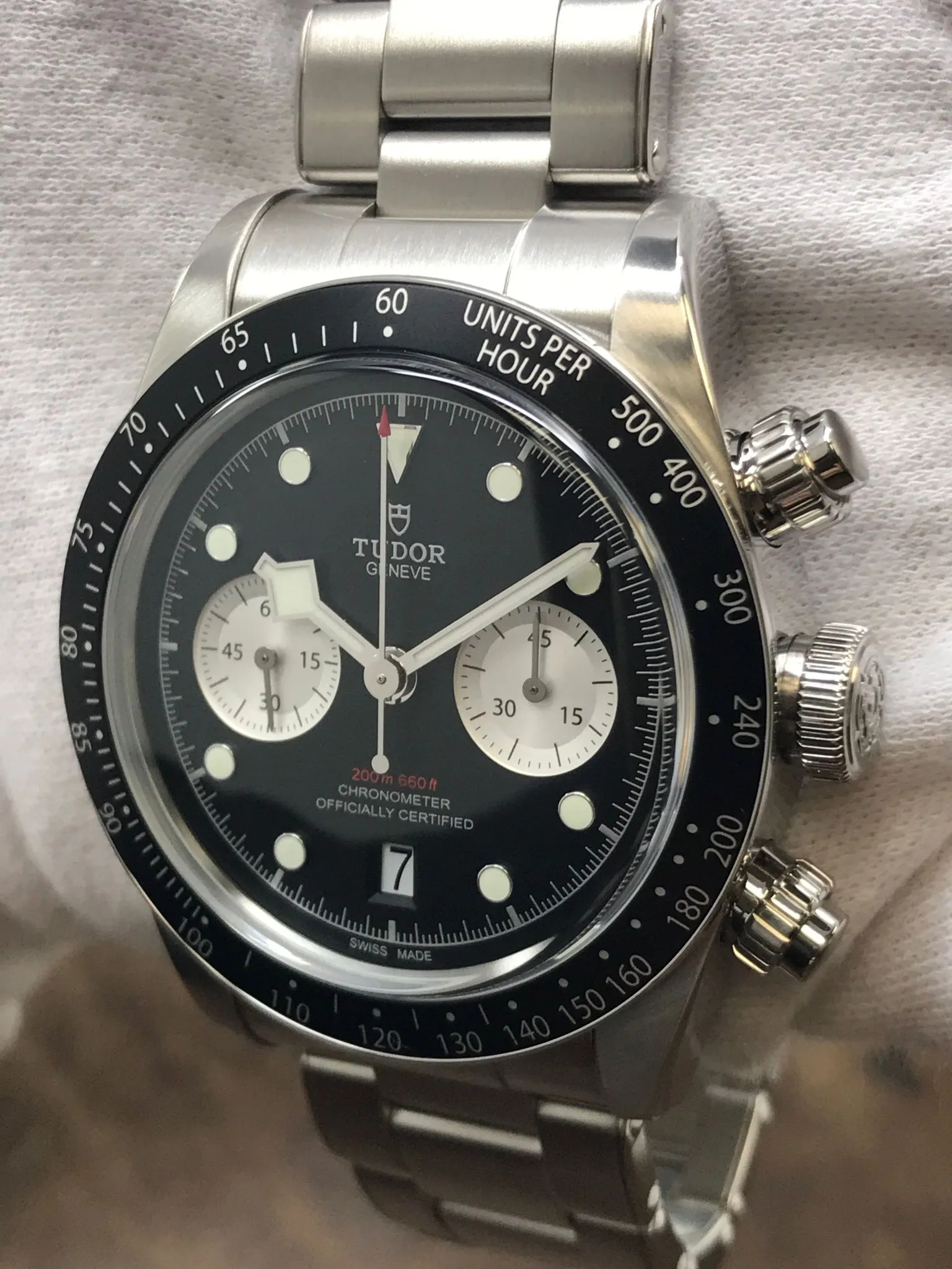 Tudor Black Bay Chrono 79360N Black Panda Dial Automatic Men's Watch