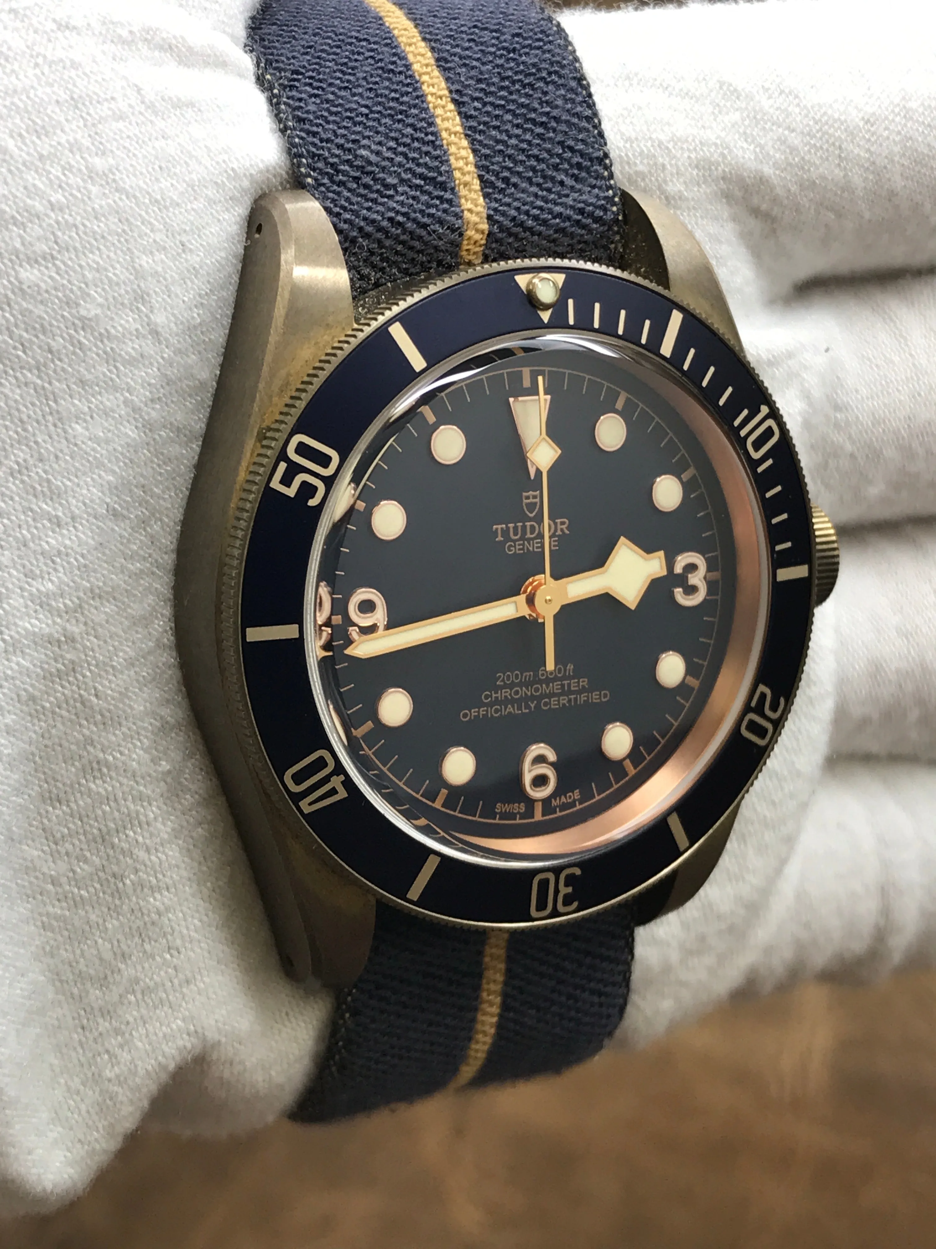 Tudor Heritage Black Bay Bucherer 79250BB Blue Dial Automatic Men's Watch