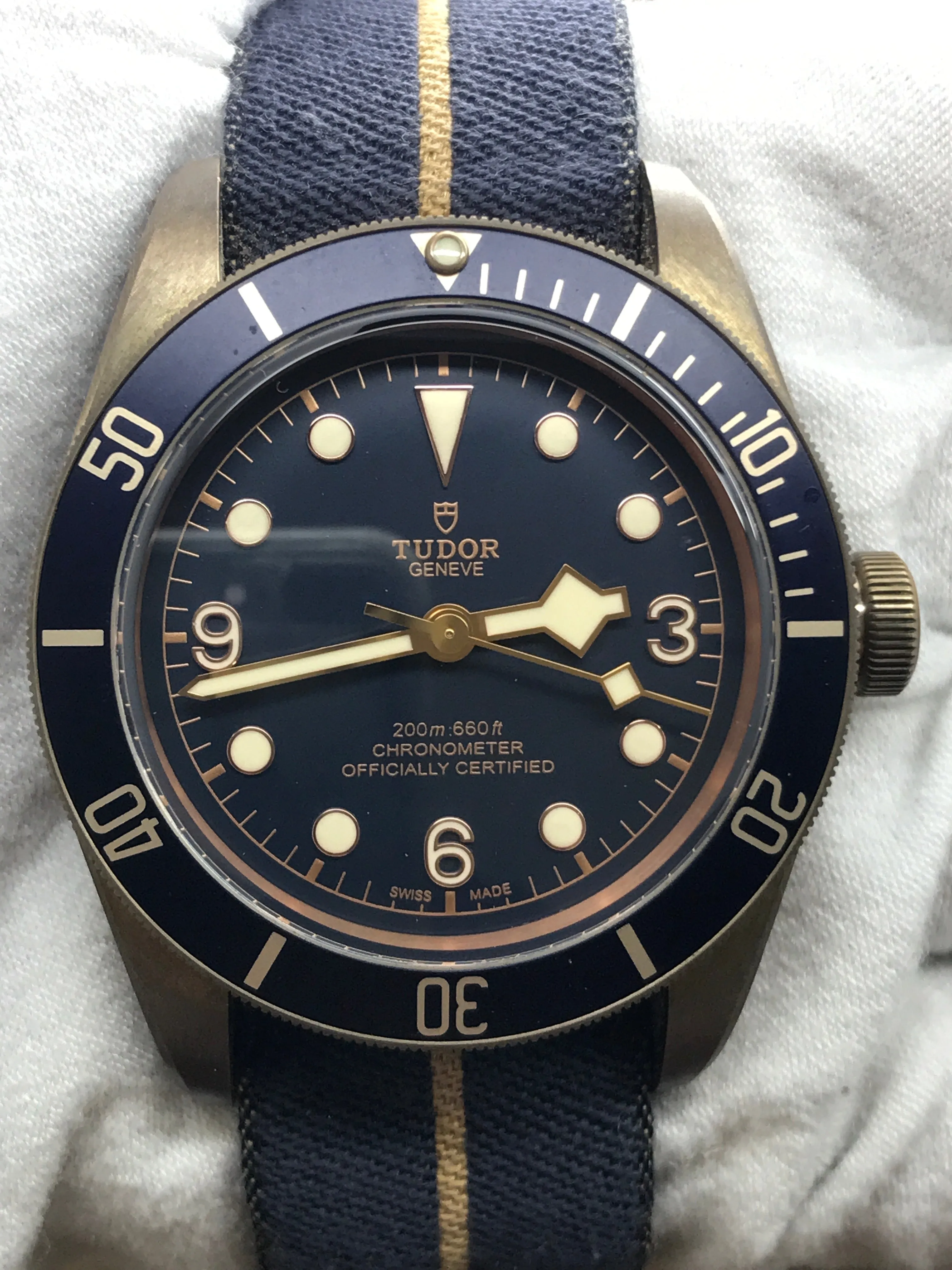 Tudor Heritage Black Bay Bucherer 79250BB Blue Dial Automatic Men's Watch