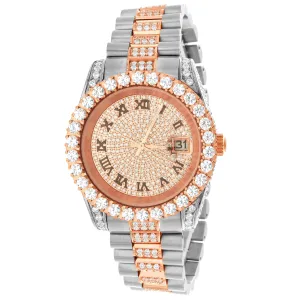 Two Tone Roman Dial Presidential 41mm Stainless Steel Watch