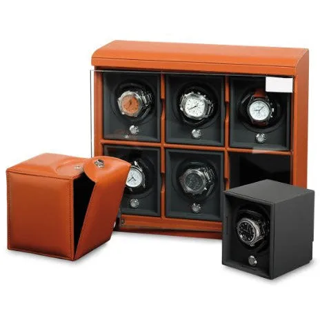 Underwood (London) - 6-Unit Classic Watch Winder in Tan Leather