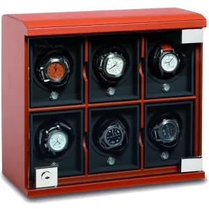 Underwood (London) - 6-Unit Classic Watch Winder in Tan Leather