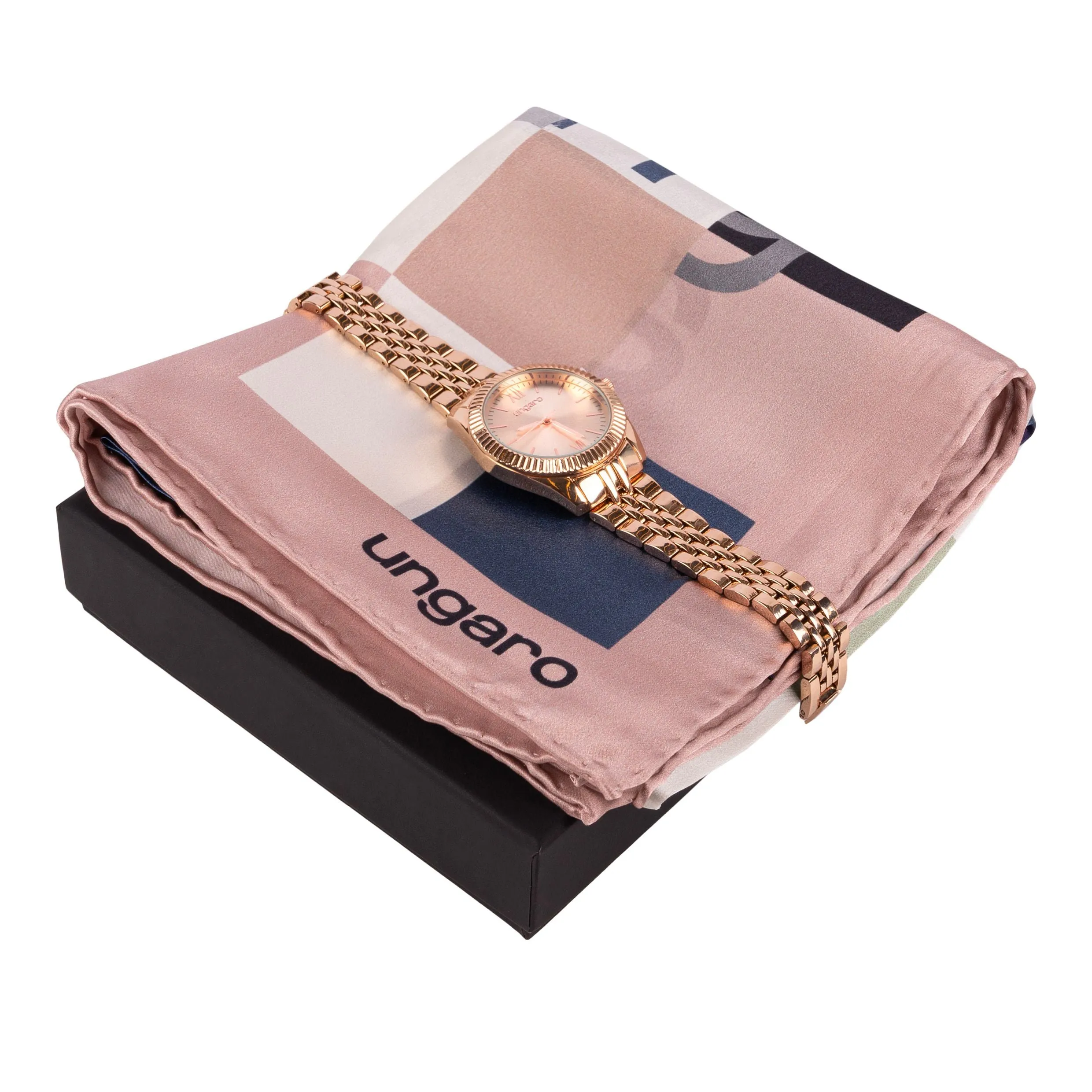 Ungaro UPMN336Q-Set Ungaro (watch & silk scarf)