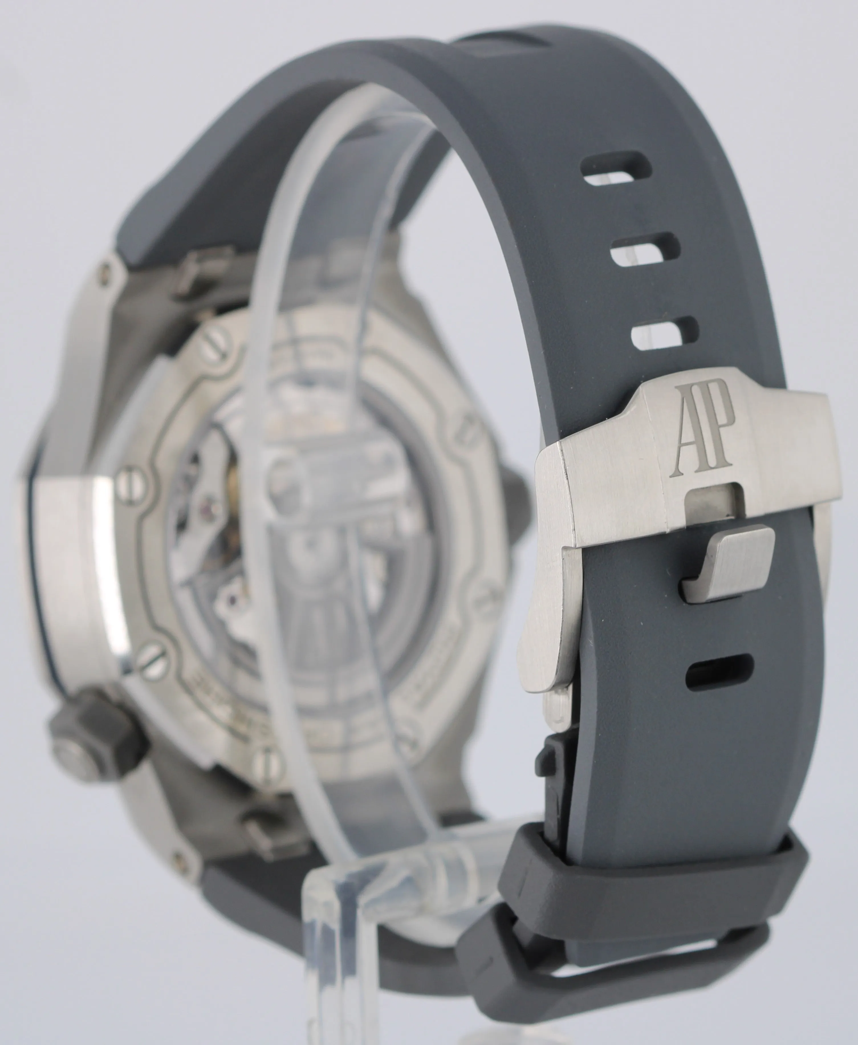 UNPOL. Audemars Piguet Royal Oak Offshore Steel Gray 42mm 15720ST Rubber Watch
