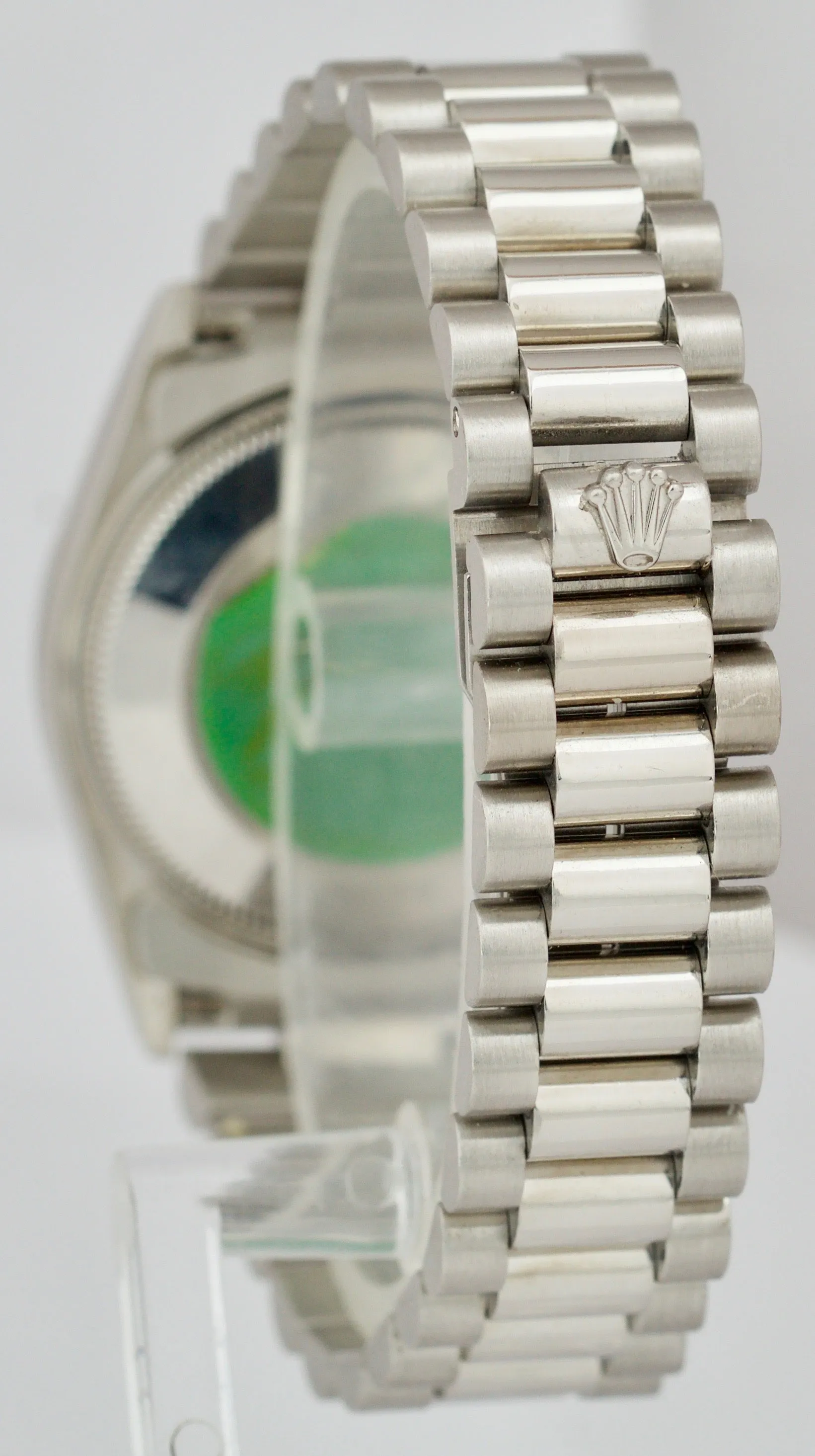 UNPOLISHED Rolex DateJust President 31mm Midsize 950 Platinum Watch 68246 B P