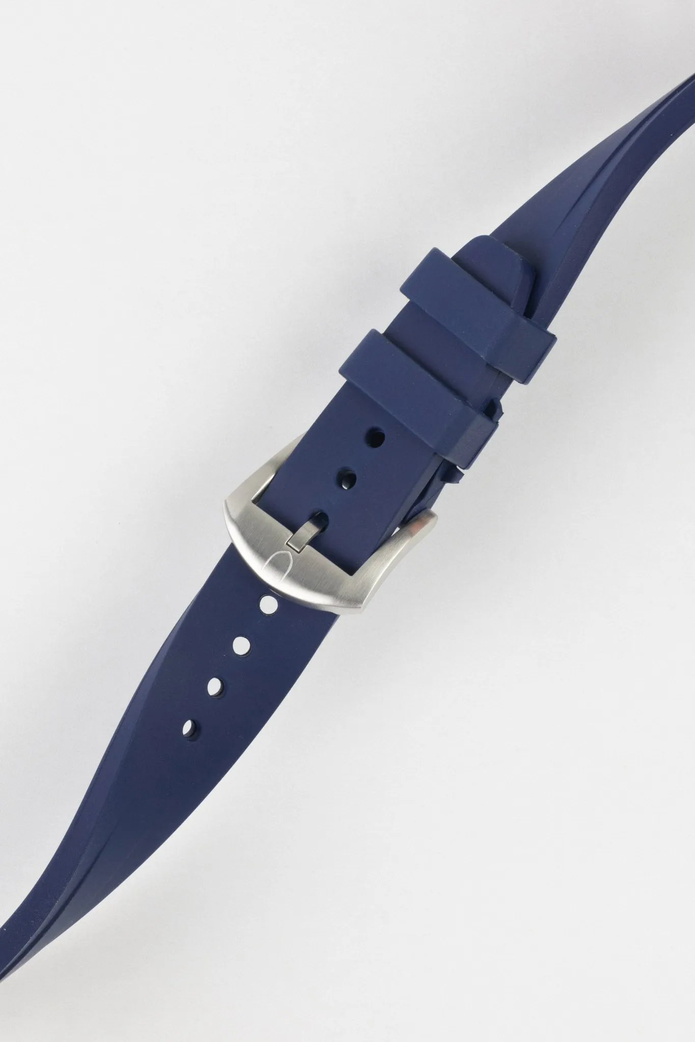 VANGUARD Integrated Rubber Watch Strap for Tudor Black Bay 58 in BLUE