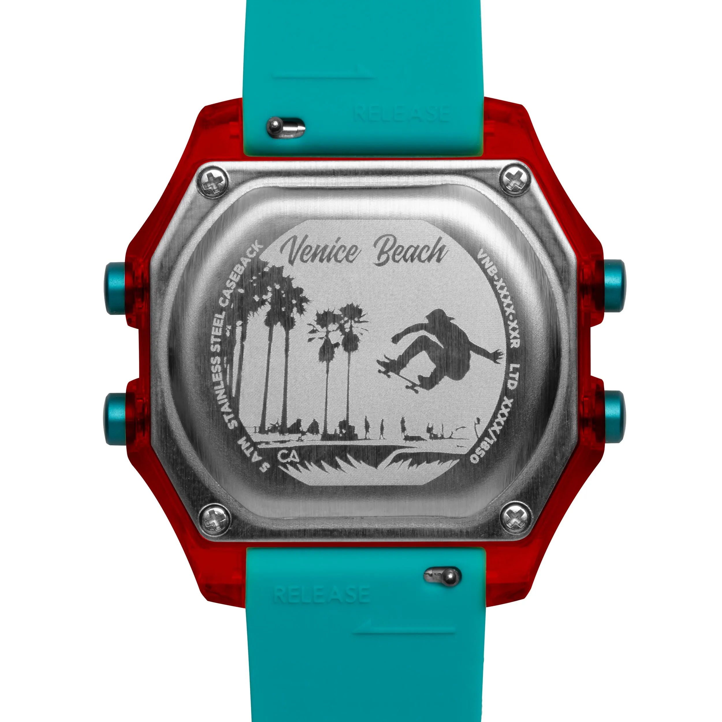 Venice Beach Digital Red Yellow Teal