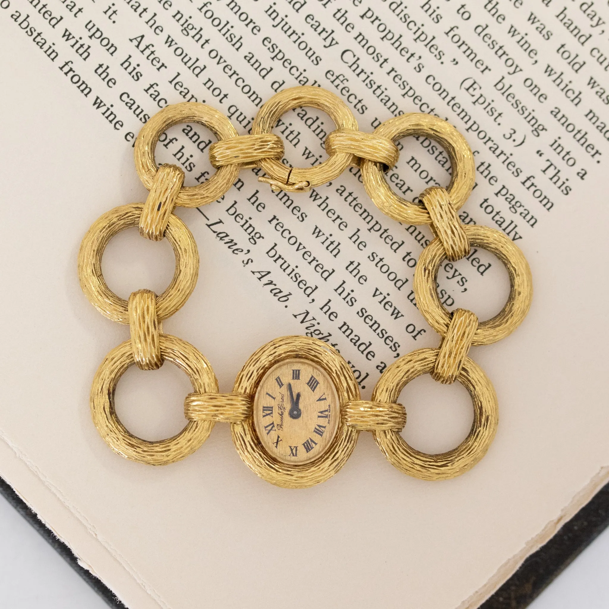 Vintage Chain Link Watch by Bueche Girod