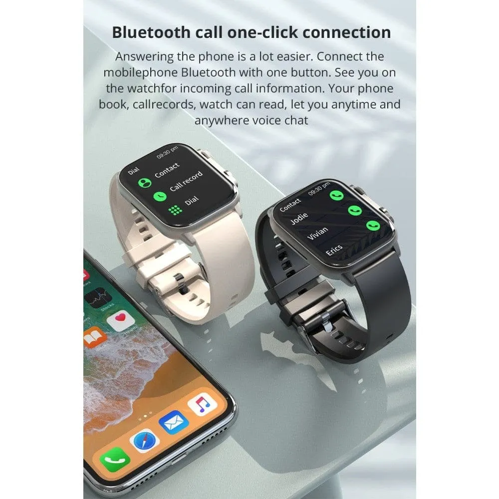 Waterproof 100 Sports Modes Smart Watch Support Aod for Men and Women