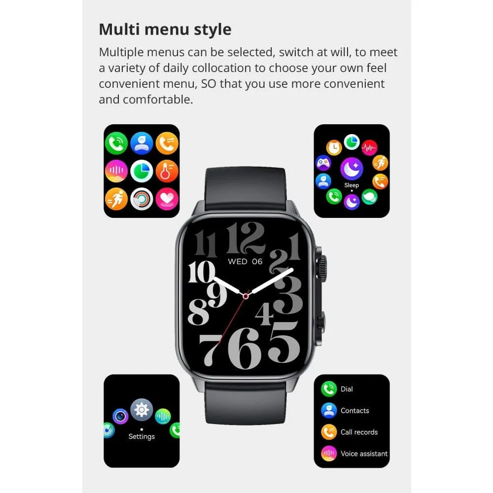 Waterproof 100 Sports Modes Smart Watch Support Aod for Men and Women