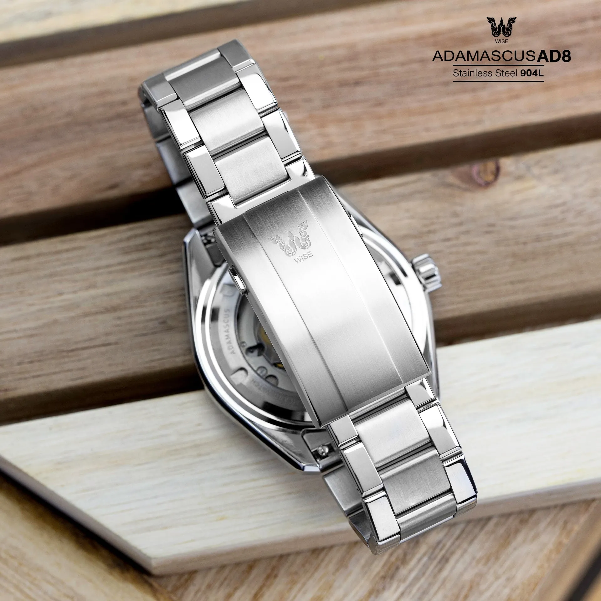 WISE AD8 Bracelet Stainless steel 904L 20 mm.