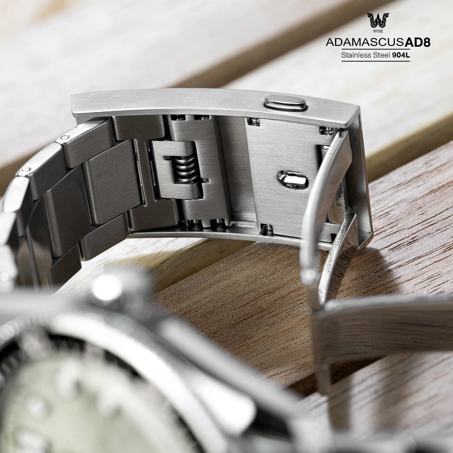 WISE AD8 Bracelet Stainless steel 904L 20 mm.