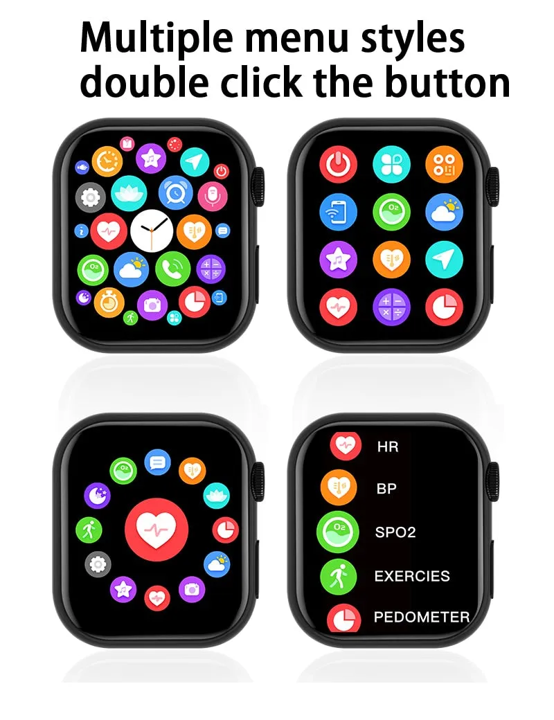 Xiaomi Series 8 New Smart Watch Bluetooth Call Men Sports Fintess SmartBand Custom Dial Smartwatch For For Apple Watch Men Women