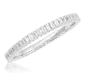 Xpandable Emerald-Cut Diamond Bracelet