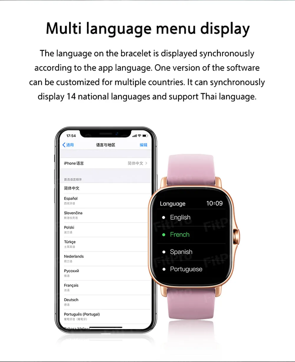Y13S Smart Watch (incl. Health & Fitness Tracking)