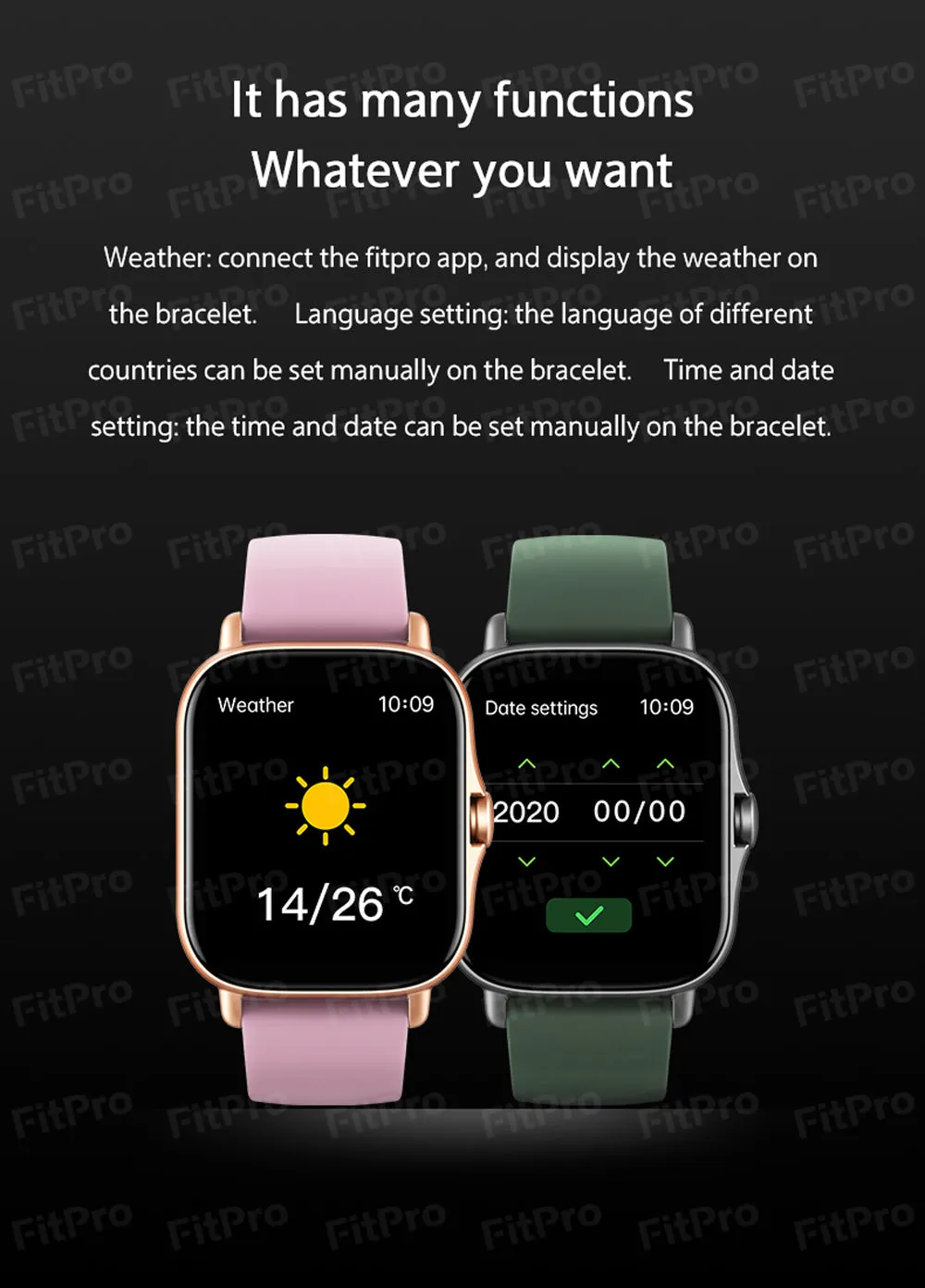 Y13S Smart Watch (incl. Health & Fitness Tracking)