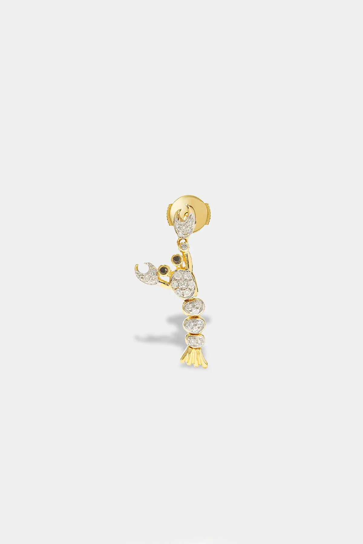 YVONNE LÉON | SINGLE DIAMOND LOBSTER EARRING