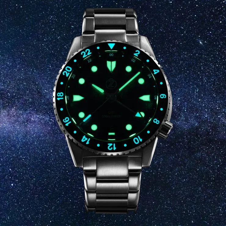 Zelos Mako "True"&nbsp;GMT - Blue&nbsp;Meteorite Limited&nbsp;Edition