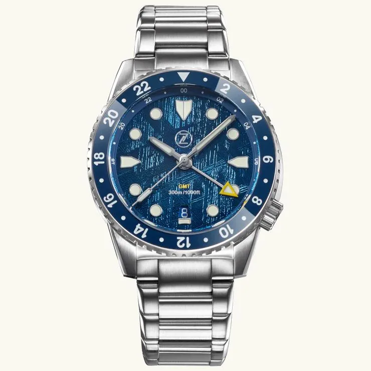 Zelos Mako "True"&nbsp;GMT - Blue&nbsp;Meteorite Limited&nbsp;Edition