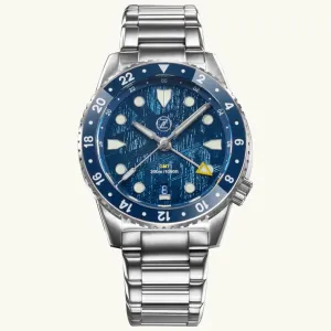 Zelos Mako "True"&nbsp;GMT - Blue&nbsp;Meteorite Limited&nbsp;Edition