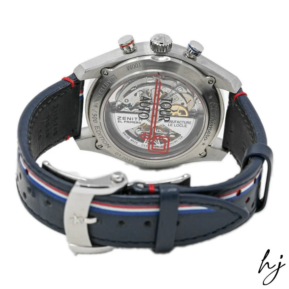 Zenith Men's Limited Edition "El Primero Chronomaster 1969 Tour Auto" Stainless Steel 42mm Silver Chronograph Dial Watch Reference #: 03.2044.4061/01.C746